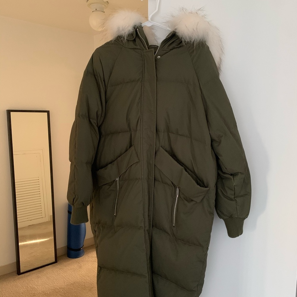 Olive winter jacket